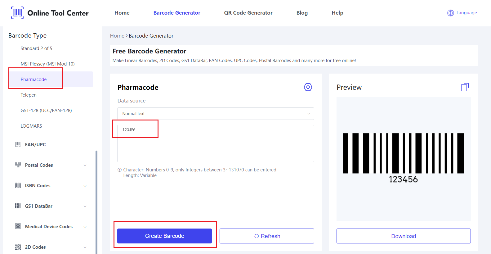 Cruthaigh Pharmacode.png