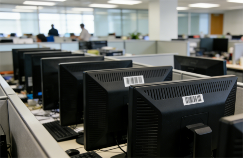 barcodes on asset tags barcódanna ar lipéid sócmhainní