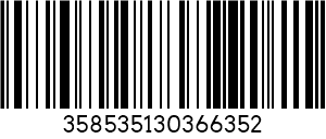 Barcód IMEI Example