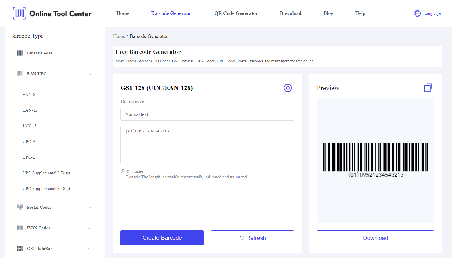 GS1 128 le haghaidh barcode.png SCC