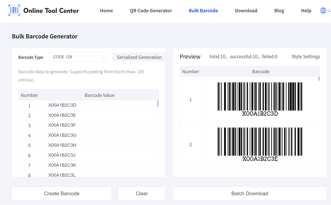 bulk fnsku barcodes mórchód barcódanna fnsku