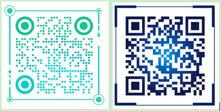 qr code with frames Cód qr le frámaí