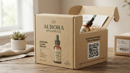 qr code on product packagi Cód qr ar phacáiste táirge