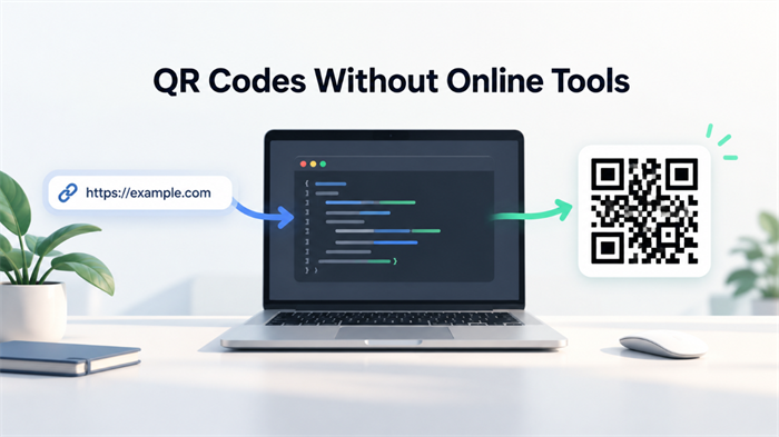 Create a QR Code without online tools Cruthaigh Cód QR gan uirlisí ar líne