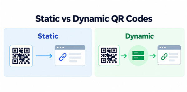 C&oacute;id QR Static vs Dynamic
